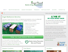 Tablet Screenshot of angelmeditationbench.com
